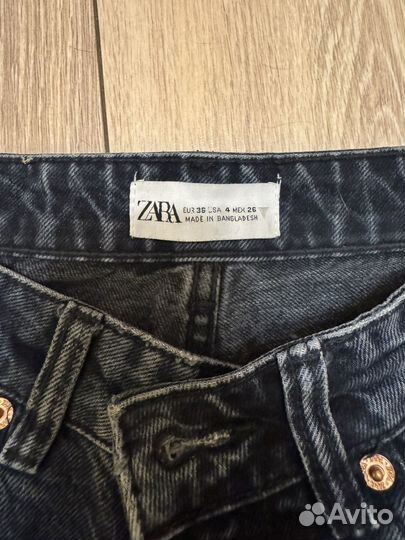 Джинсы zara mom 36