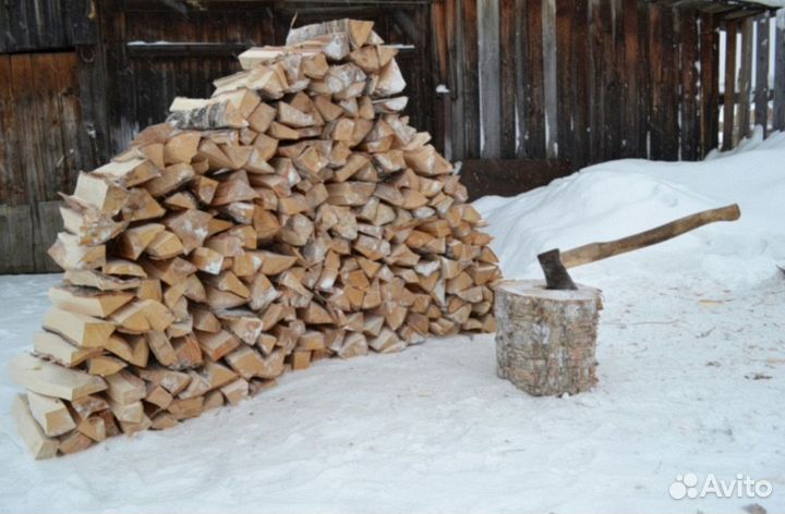 Дрова березовые колотые с доставкой