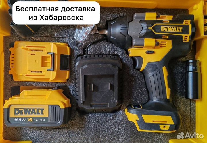 Аккумуляторный гайковерт DeWalt 800 Нм (Арт.62291)