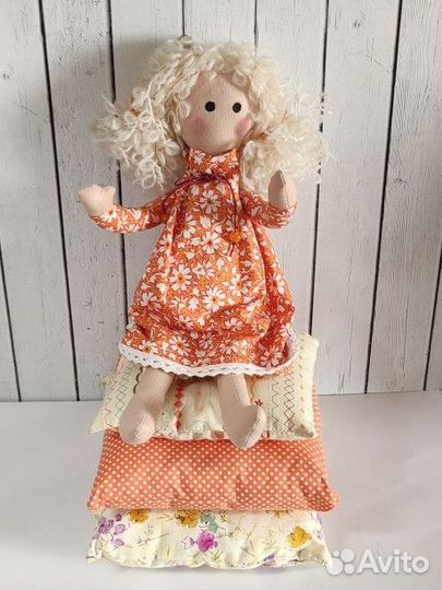 Куколка тильда Принцесса на горошине