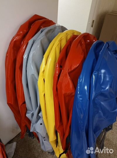 Морозостойкий чехол на кран манипулятор желтый