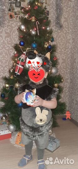 Костюм волка/Новогодний/Маскарадный/Карнавальный