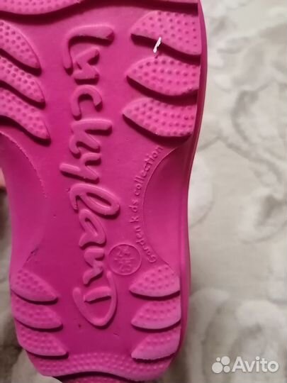 Детские резиновые сапоги