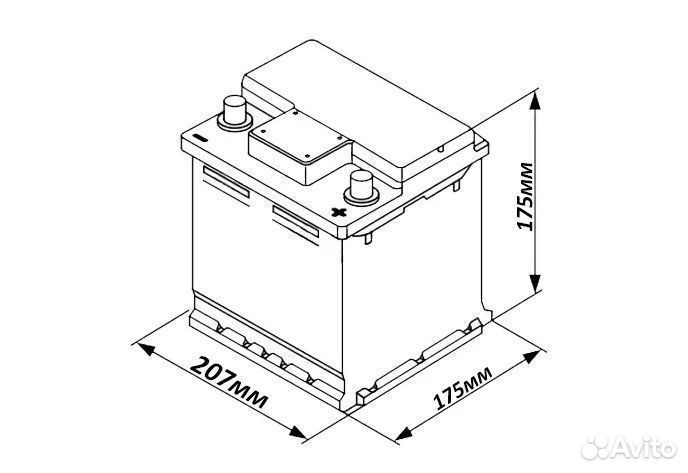 Topla TT54 54Ah 510A оп аккумулятор авто