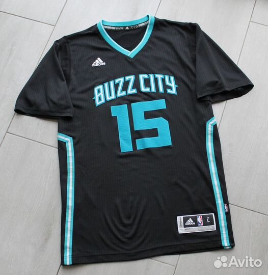 Редчайшая джерси NBA Charlotte Hornets #15 Walker