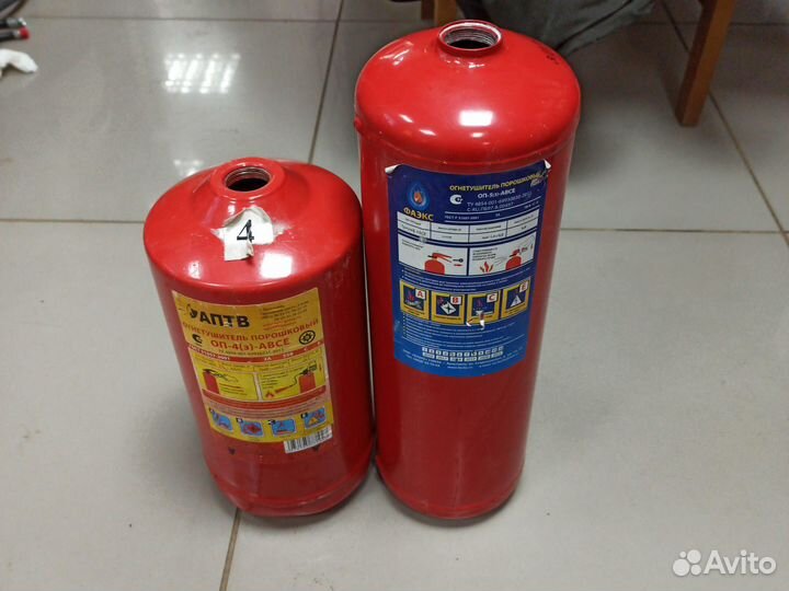 Баллоны огнетушителей пустые