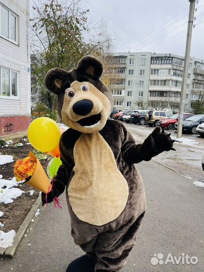 Мишка из мультика Поздравление Медведь