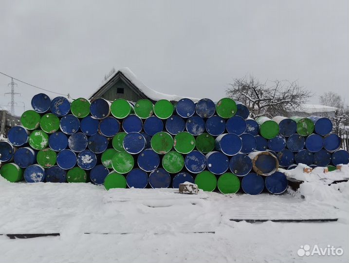 Бочка металлическая 200л