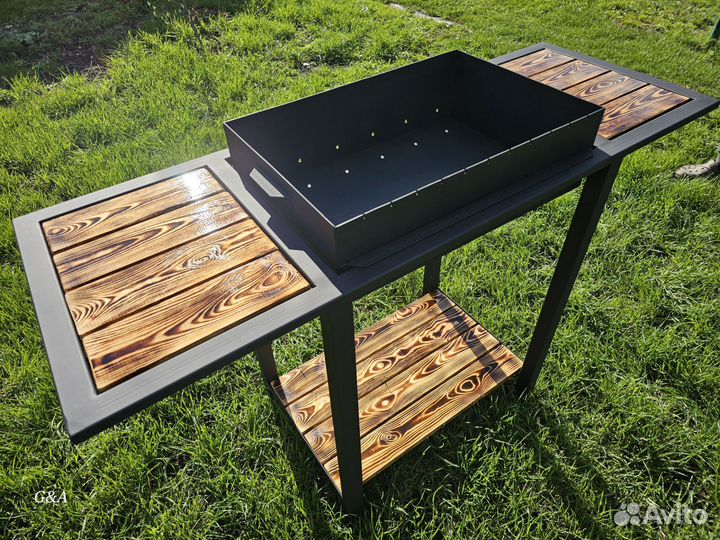 Мангал в стиле лофт