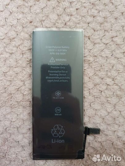 Аккумулятор для телефона iPhone 6, оригинал