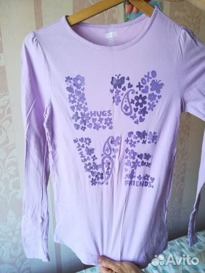 Лонгслив для девочки Crazy8