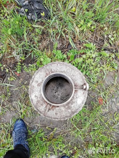 Бак из нержавейки без крышки. Остался большой бак