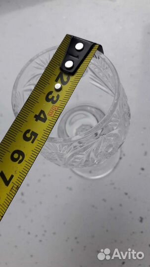 Хрустальные рюмки на ножке СССР