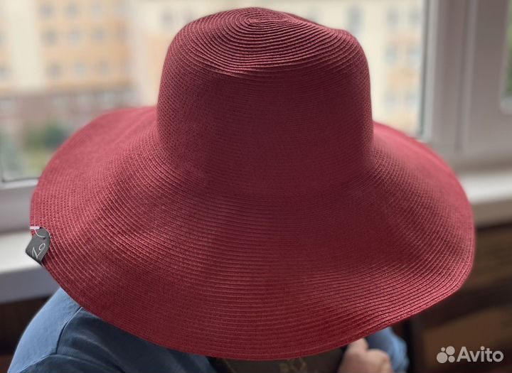 Новая Шляпа широкополая из соломки