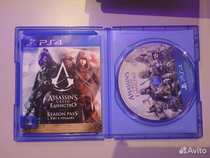 Assassins creed unity ps4 диск