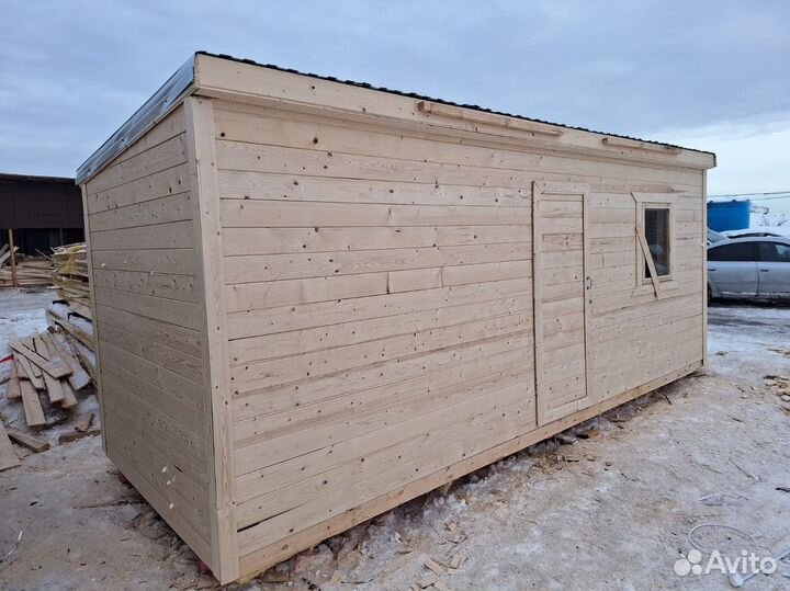 Бытовка и хозблок с окнами и дверями