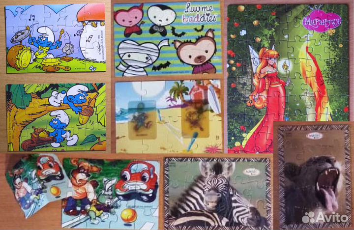 Пазлы из киндер-сюрприз