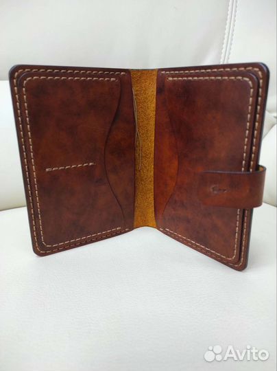 Кошелек мужской (портмоне) ручной работы
