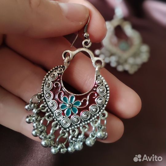 Серьги Индия