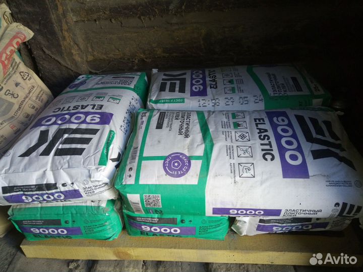 Плиточный клей ек 9000 Elastic