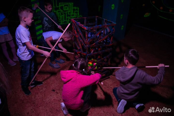 Неоновая вечеринка детский день рождения + квест