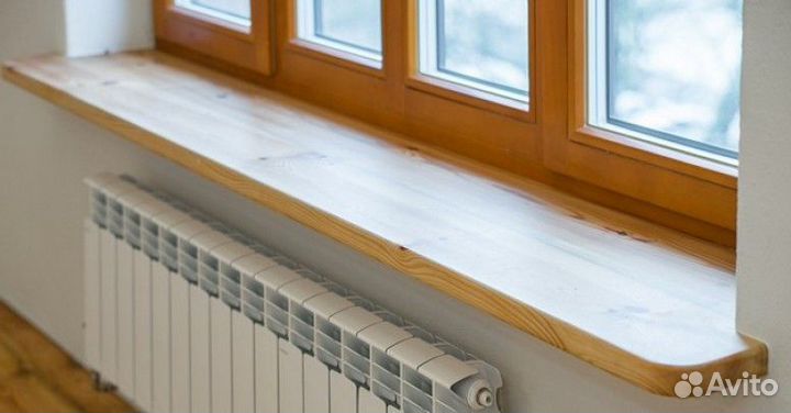 Деревянные подоконники на заказ