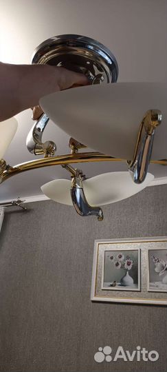 Люстра потолочная бу