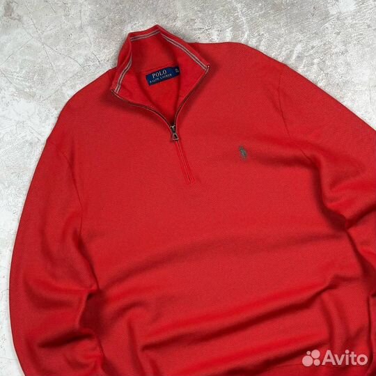 Джемпер 1/4 зип Ralph Lauren оригинал