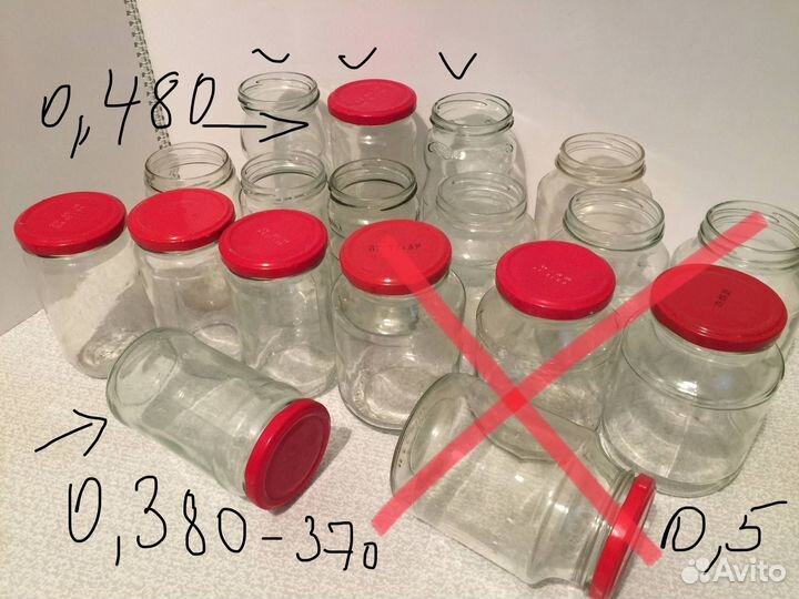 Стеклянная банка с винтовой крышкой