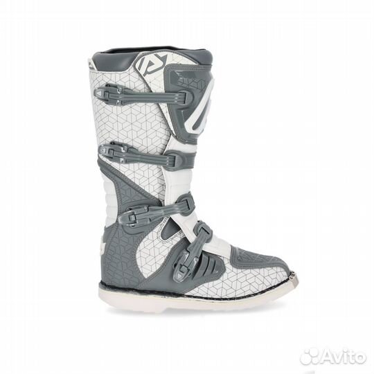 Мотоботы кроссовые Acerbis E-team Grey/White