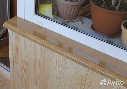 Подоконники пвх Данке Danke Светлое дерево