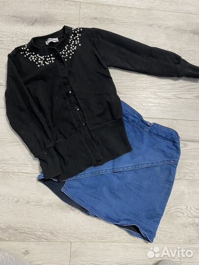 Брендовые вещи и обувь пакетом на девочку 116 122