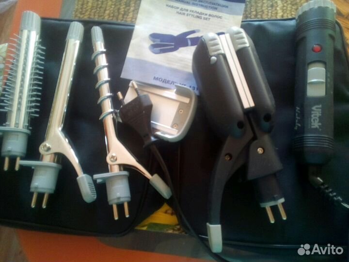 Фен.Утюжок с насадками