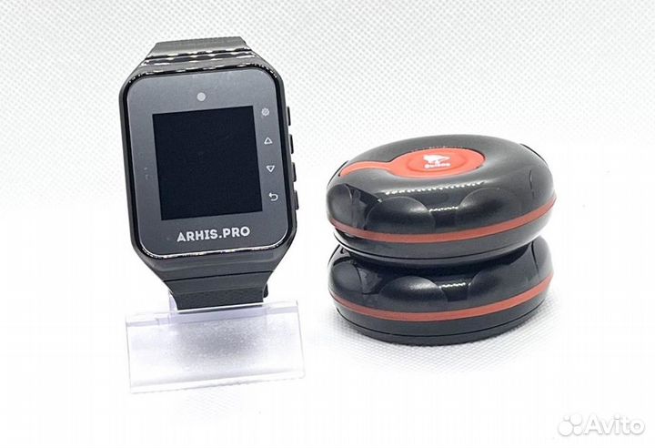 Кнопка вызова официанта персонала Классик и часы