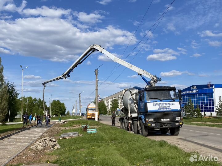 Аренда автобетононасоса Услуги бетононасоса Пумик