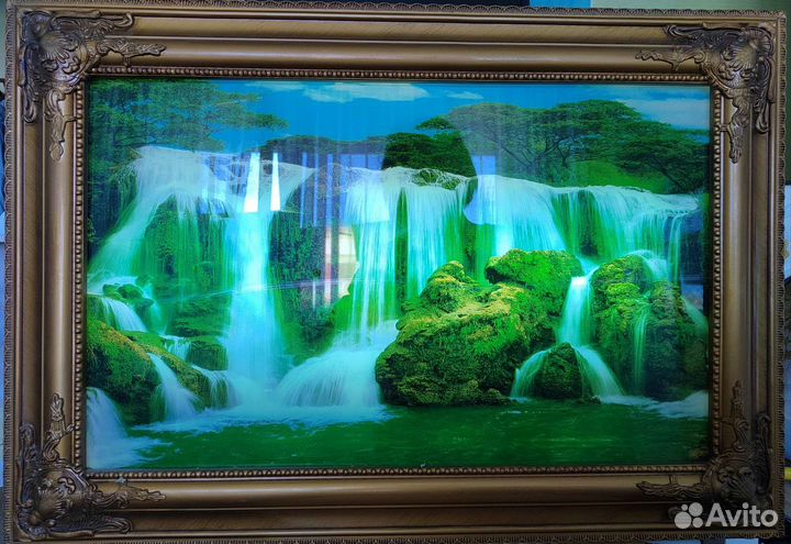 Картина с подсветкой под стеклом