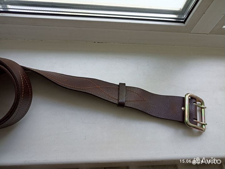 Ремень нат кожа