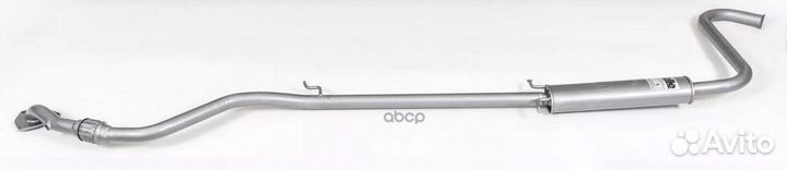 Резонатор ZAZ (Lanos) Chanсе (с приемной трубой)