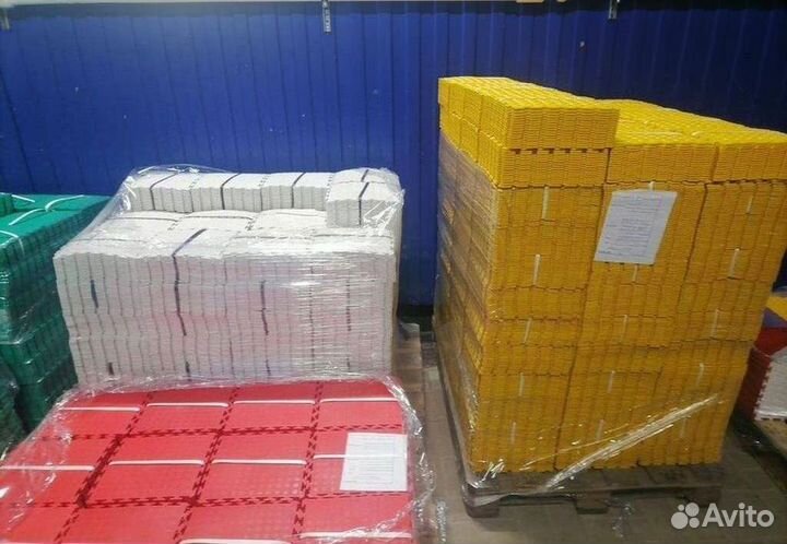 Модульная плитка пвх для гаража