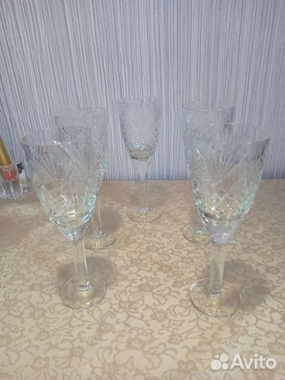 Хрустальные фужеры