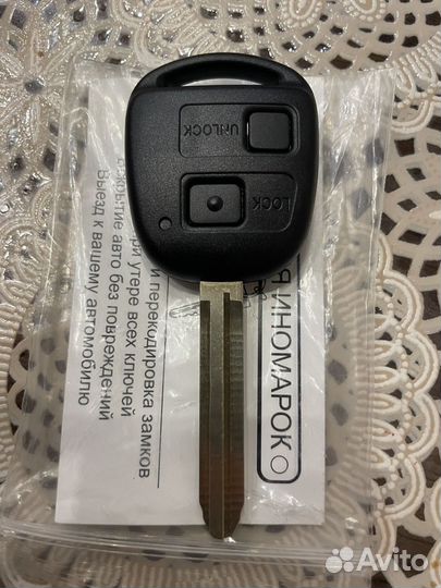 Ключ зажигания toyota