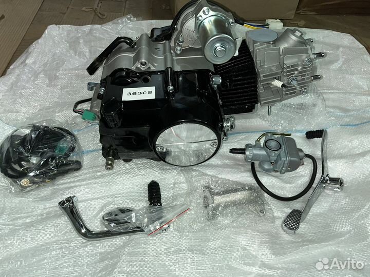 Двигатель мопед 110 см3 (1P52FMH) 1 вниз +3 вверх