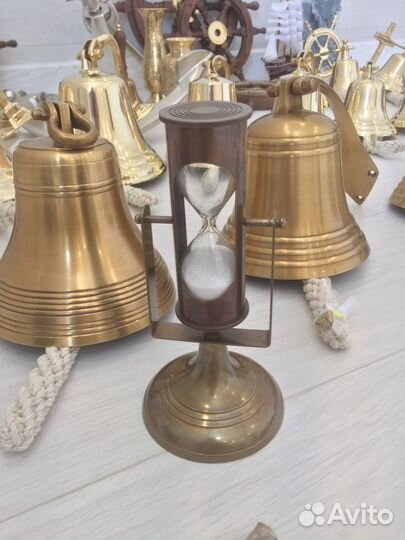 Якоря Штурвалы Рынды Брелки латунные