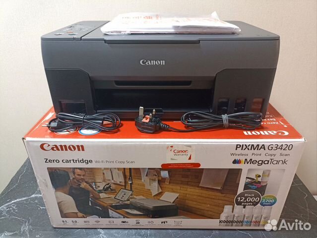 Цветной мфу Canon Pixma G3420 снпч купить в Воронеже | Электроника | Авито