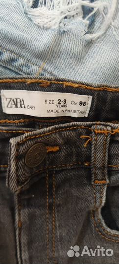 Джинсы zara,barkito 98