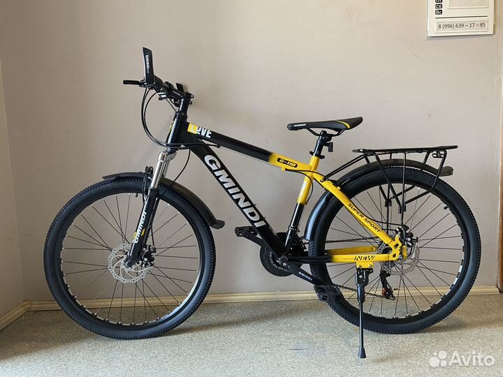 Велосипед 26 колеса Новый с багажником