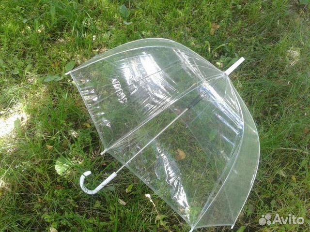 Прозрачный зонт