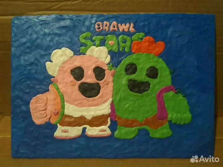 Картина из пластилина