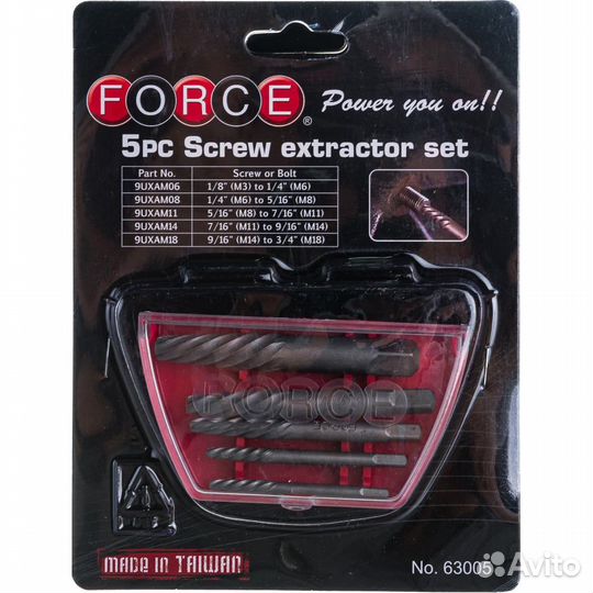 Экстрактор резьбы force YF-1013