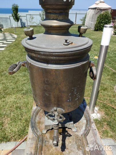 Самовар на дровах старинный